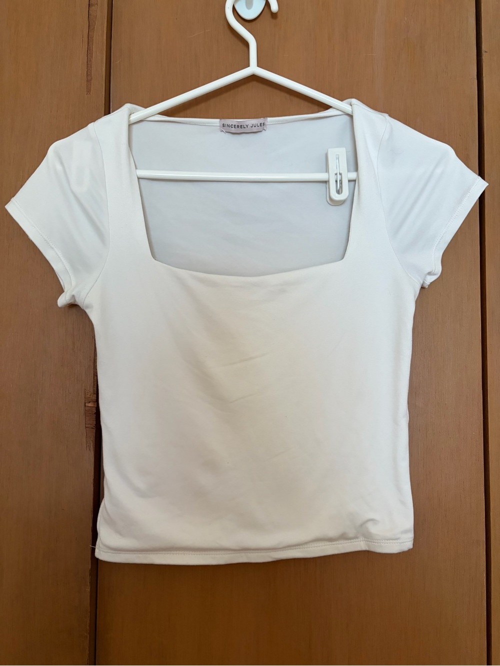 3/$20 Sincerly Jules Square-Neck Crop Top